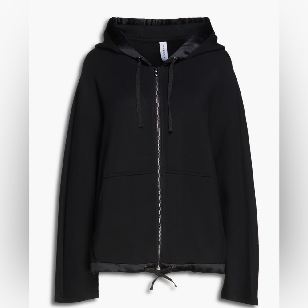 Varley Moreno Lightweight Oversized Hoodie Black Small